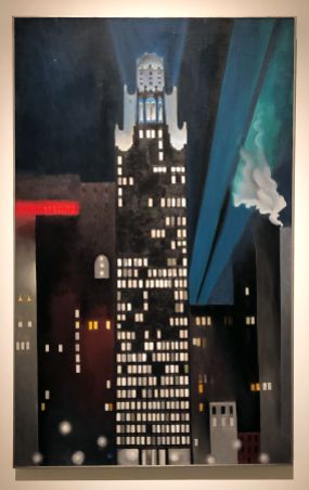 Georgia O'Keeffe- Radiator Building, Night, New York- 1927